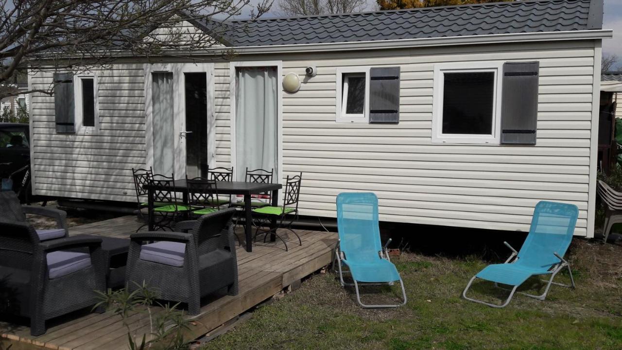 Mobil Home Recent Clim 3Ch Camping3* Piscine Argelès-sur-Mer Exteriör bild